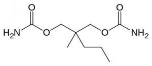 Meprobamate chemical structure